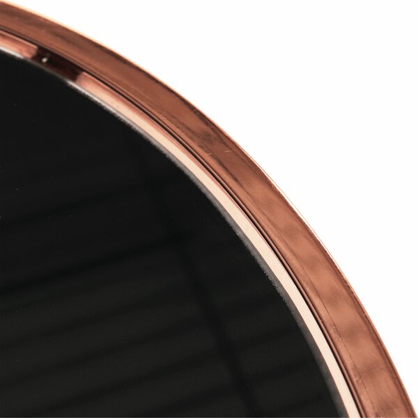 KONDELA Příruční stolek, rose gold chrom růžová / černá, VALERO