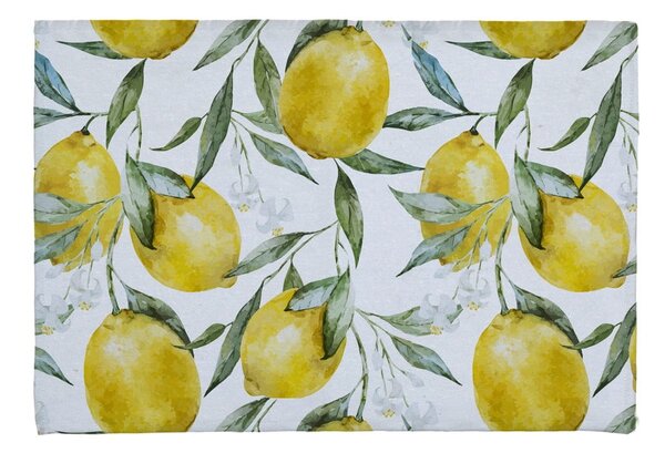 Koupelnová předložka Really Nice Things Lemons, 60 x 40 cm