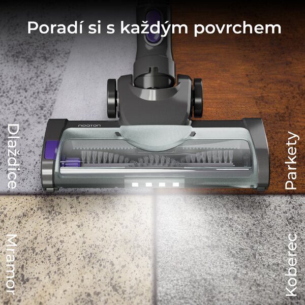 Tyčový bezdrátový vysavač, Noaton AVC600 (Rozbaleno)
