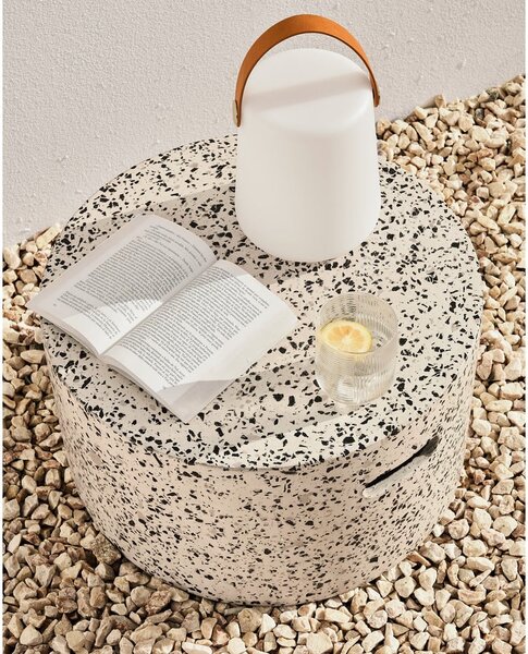 Bílo-hnědá venkovní lampa Kave Home Dialma