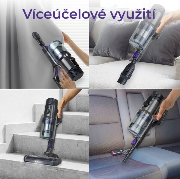 Tyčový bezdrátový vysavač, Noaton AVC600 (Rozbaleno)