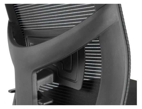 Kancelářská ergonomická židle Neoseat GRANDINI — černá, nosnost 150 kg