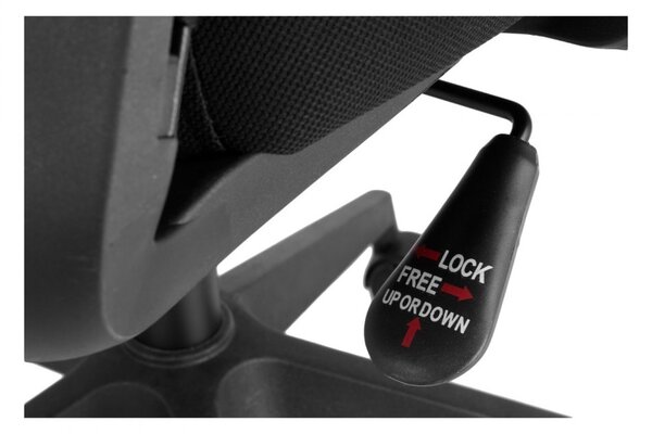 Kancelářská ergonomická židle Neoseat NOVELO — síť / látka, černá, nosnost 150 kg