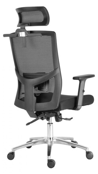 Kancelářská ergonomická židle Neoseat GRANDINI — černá, nosnost 150 kg