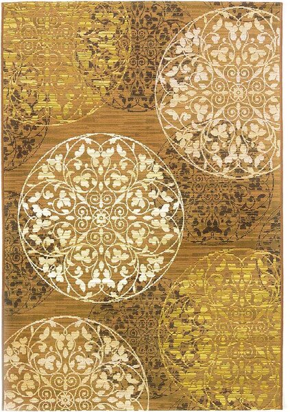 Breno Kusový koberec ZOYA 128/Q01N, Žlutá, Vícebarevné, 120 x 180 cm