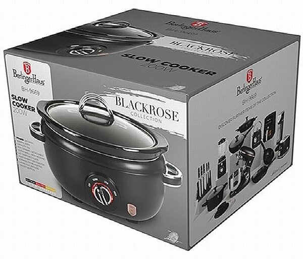 Pomalý hrnec s poklicí 3,5 l Black Rose Collection