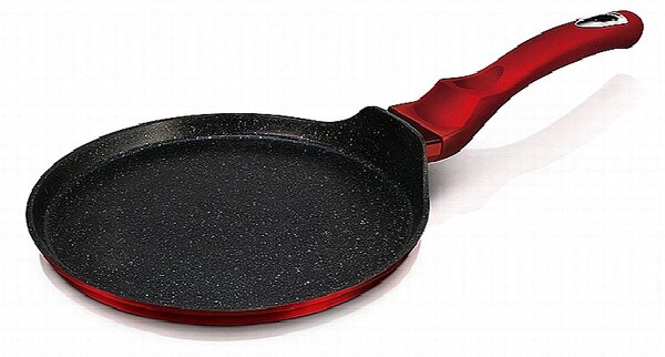 Pánev na palačinky s mramorovým povrchem 25 cm Burgundy Metallic Line