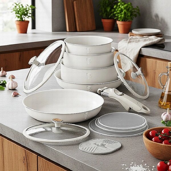Sada nádobí s titanovým povrchem 13 ks Sahara Nordic Collection