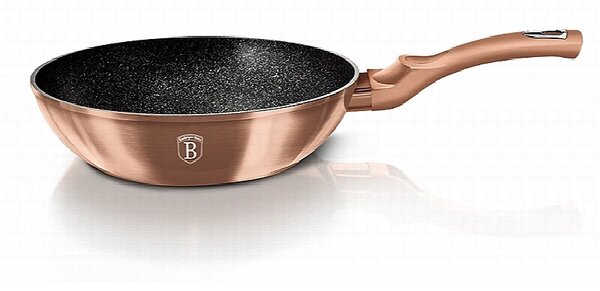 Pánev Wok s mramorovým povrchem 28 cm Rosegold Metallic Line
