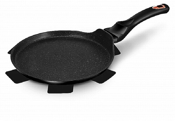 Pánev na palačinky s mramorovým povrchem 25 cm Black Rose Collection