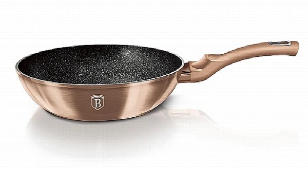 Wok s mramorovým povrchem 30 cm Rosegold Metallic Line