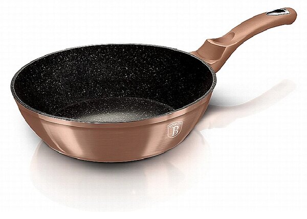 Pánev hluboká s poklicí 24 cm Rosegold Metallic Line