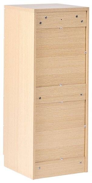 Komoda s 5 zásuvkami KITIMAT Světle hnědá