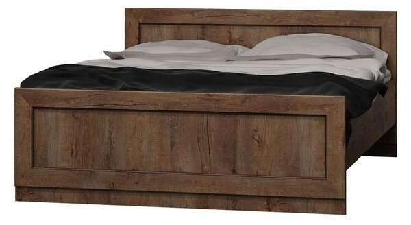 Manželská postel 160x200 MERLO - dub lefkas
