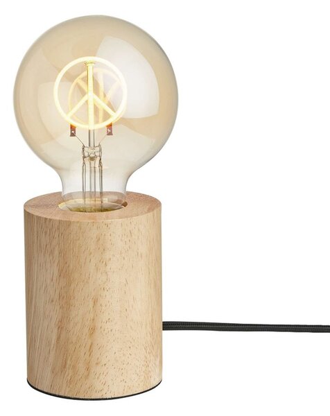 STILO Stolní lampa dřevěná kulatá 11 cm