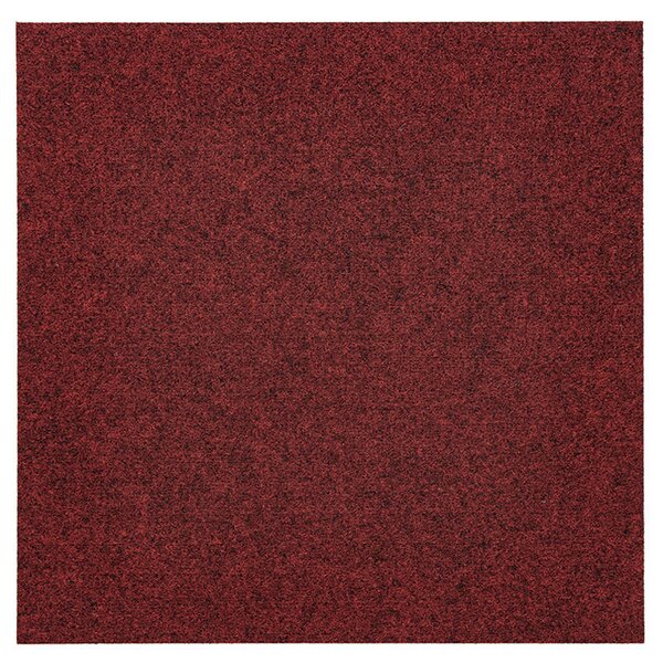 Breno Kobercový čtverec TURBO TILE 3063, velikost balení 5 m2 (20ks), Červená