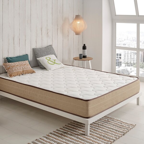 Středně tvrdá/extra tvrdá pěnová oboustranná matrace 200x200 cm Bamboo Eco Fresh – Moonia