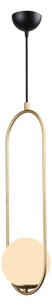 Závěsné svítidlo ve zlaté barvě Squid Lighting Arch, výška 146 cm