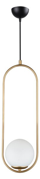 Závěsné svítidlo ve zlaté barvě Squid Lighting Arch, výška 146 cm