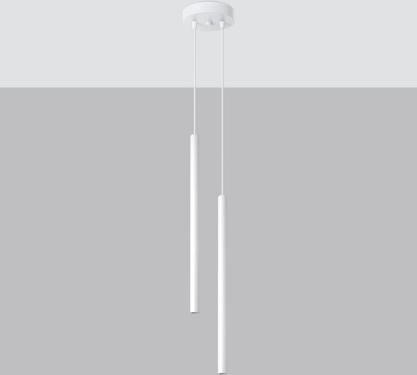 Sollux Lighting Pastelo závěsné svítidlo 2x8 W bílá SL.1303