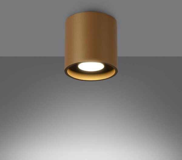 Sollux Lighting Orbis stropní světlo 1x10 W zlatá SL.1180