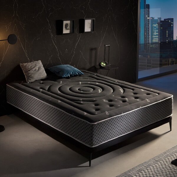 Středně tvrdá/extra tvrdá pěnová oboustranná matrace 140x200 cm Premium Black Multizone – Moonia