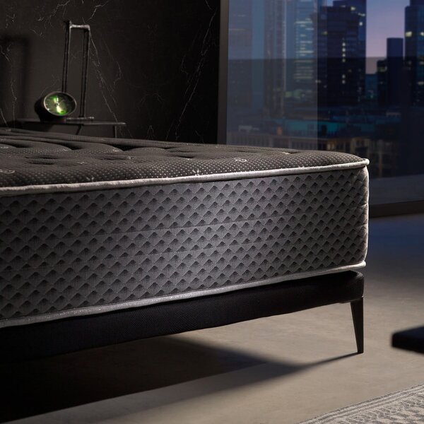 Středně tvrdá/extra tvrdá pěnová oboustranná matrace 140x200 cm Premium Black Multizone – Moonia