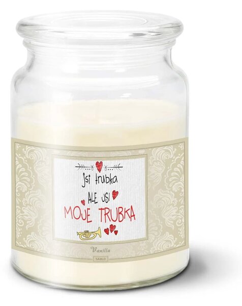 Sablio Svíčka Jsi trubka, ale jsi moje trubka - 500 g