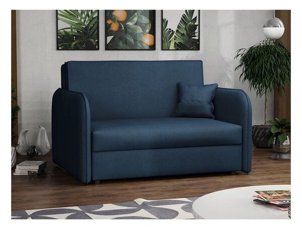 Dvoumístná rozkládací pohovka BELA LOFT 2 - modrá