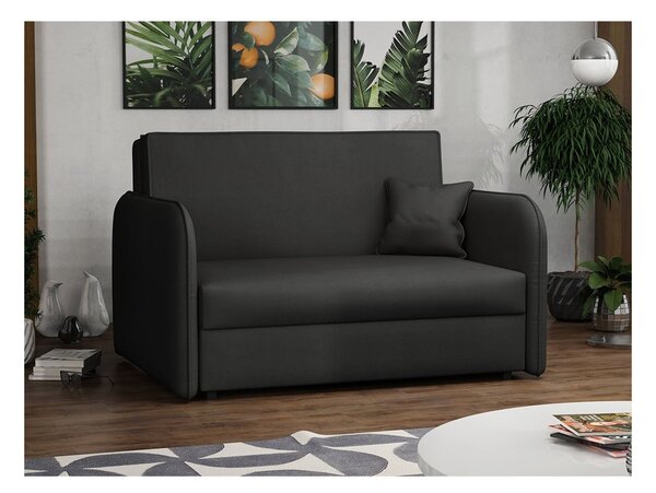 Dvoumístná rozkládací pohovka BELA LOFT 2 - černá