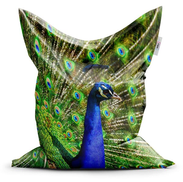 Sablio Sedací vak Classic Páv - 150x100 cm