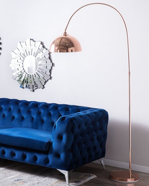Stojací lampa CANDELLA Kov Měděná