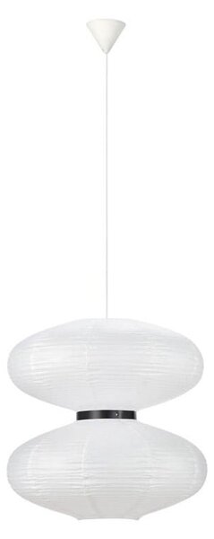 Bílé závěsné stropní svítidlo Markslöjd Dual, ø 60 cm
