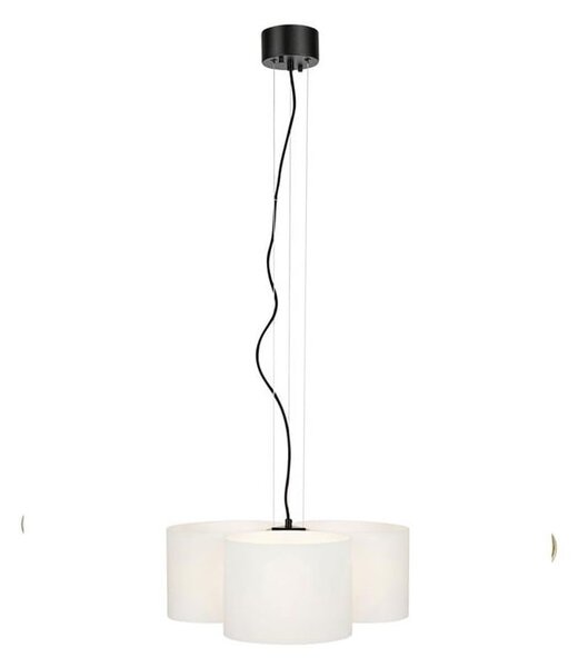 Bílé závěsné stropní svítidlo Markslöjd Oturo, ø 53 cm