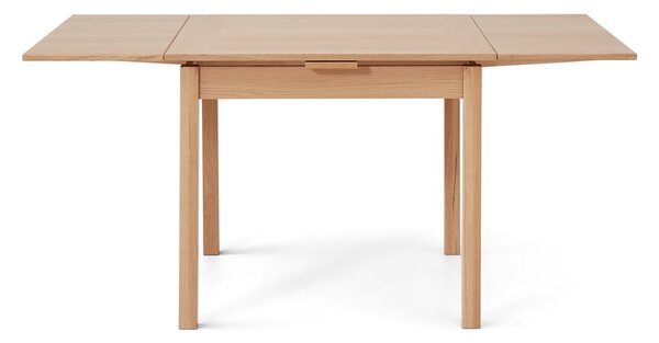 Rozkládací jídelní stůl podýhovaný dubem Hammel Dinex 90 x 90 cm