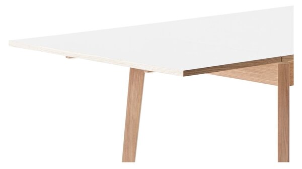 Rozkládací jídelní stůl s bílou deskou Hammel Single 180 x 90 cm
