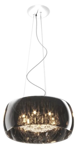 Luxusní lustr na lanku Crystal 50 smoky