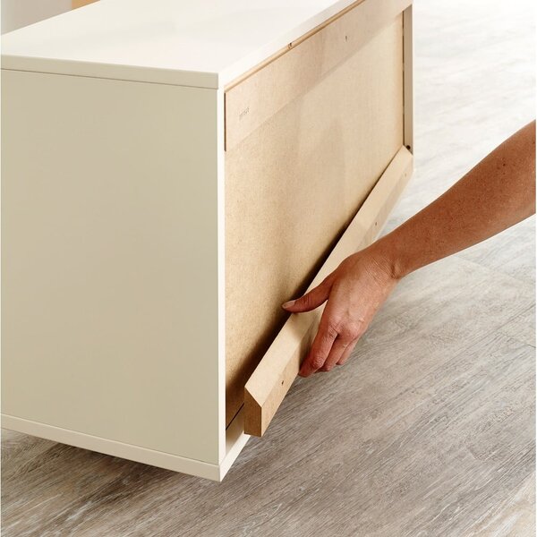 Bílý modulární policový systém 68,5x69 cm Mistral Kubus - Hammel Furniture
