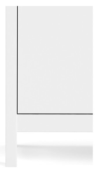 Bílá nízká komoda 82x80 cm Madrid – Tvilum