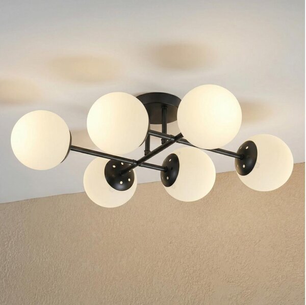 Brilagi - Přisazený lustr MALONY 6xE14/20W/230V černá