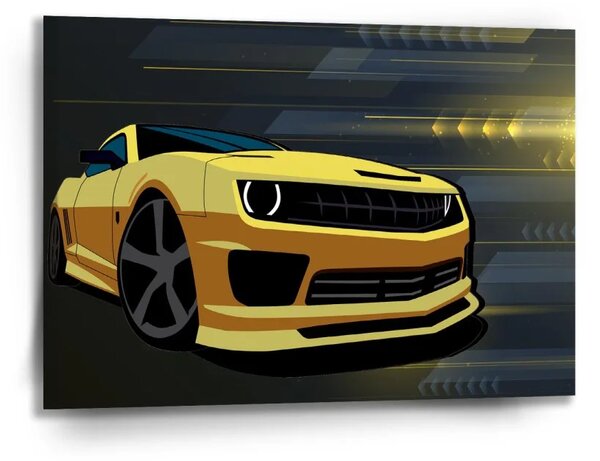 Sablio Obraz Chevrolet Camaro Pruhy - 90x60 cm
