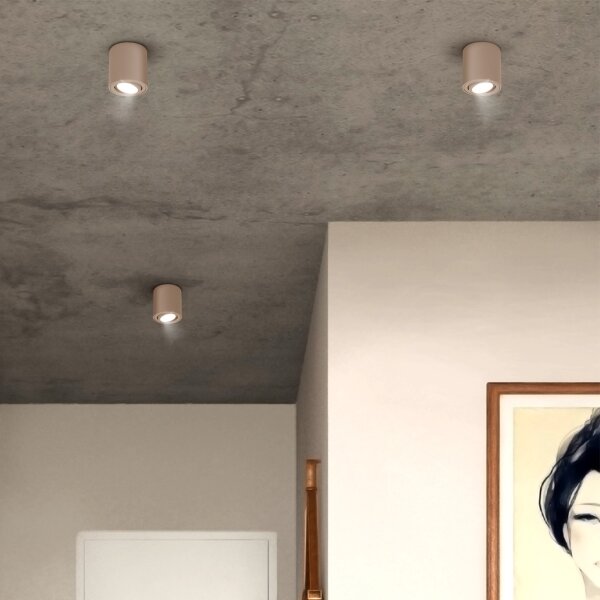 Brilagi - LED RGBW Stmív. bodové svítidlo MIA 1xGU10/4,8W/230V 84x80 mm béžová