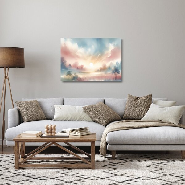 Skleněný obraz - Elegantní krajina (70x50 cm)