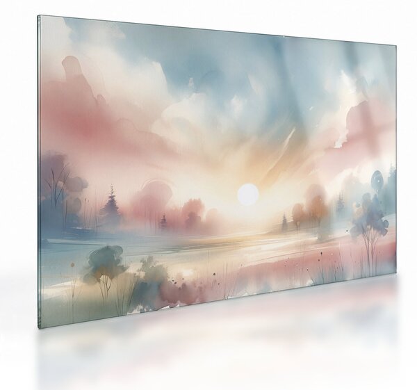 Skleněný obraz - Elegantní krajina (70x50 cm)