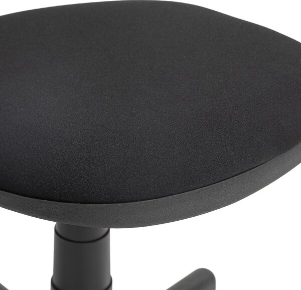 Ergonomická kancelářská židle HOMCOM, výškově nastavitelná, otočná židle z elastického materiálu pro studijní místnost, černá | Aosom