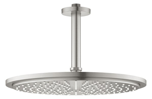 Grohe Rainshower hlavová sprchá s ramenem 31x31 cm kulatý SuperSteel 26067DC0