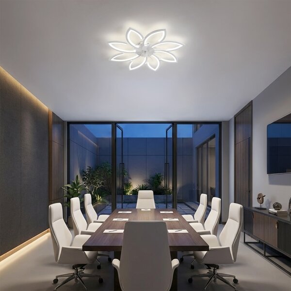 Brilagi - LED Stmívatelný stropní ventilátor LED/43W/230V pr. 90 cm bílá + DO