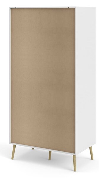 Bílá šatní skříň 99x200 cm Oslo - Tvilum