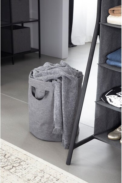 Šedý koš na prádlo Bigso Box of Sweden Bin, 69 l