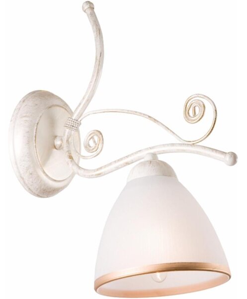 Brilagi - LED Nástěnná lampa ANTICO 1xE27/60W/230V 3000K bílá patina